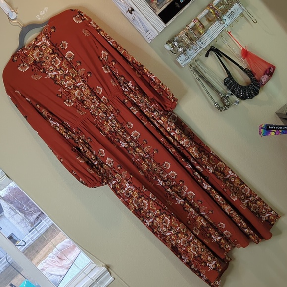 Sz 12 City Chic Heavenly Floral Jacket in Bronze! - Picture 7 of 10